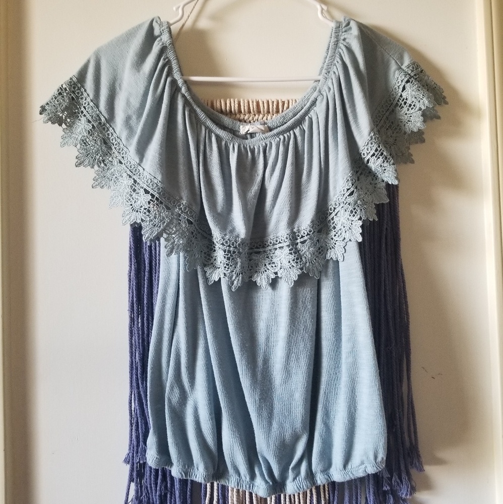 Off the shoulder blouse